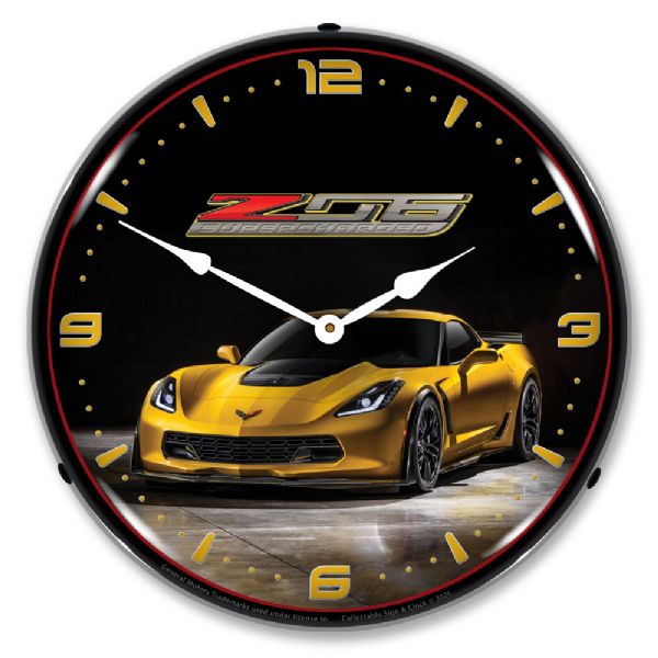 C7 Corvette Z06 Clock-694685357254'