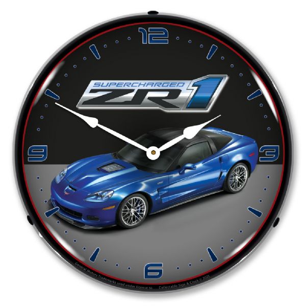 C6 Corvette ZR1 Clock-694685357261'