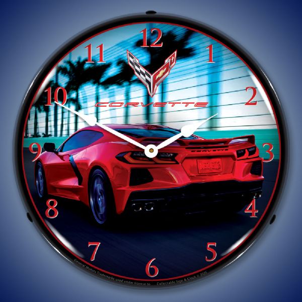 C8 Corvette Competitor View Clock