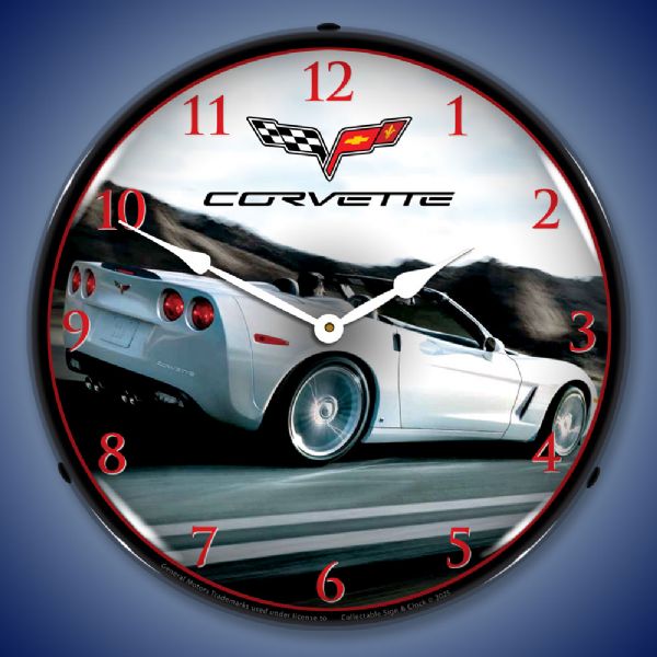 C6 Corvette Convertible Clock