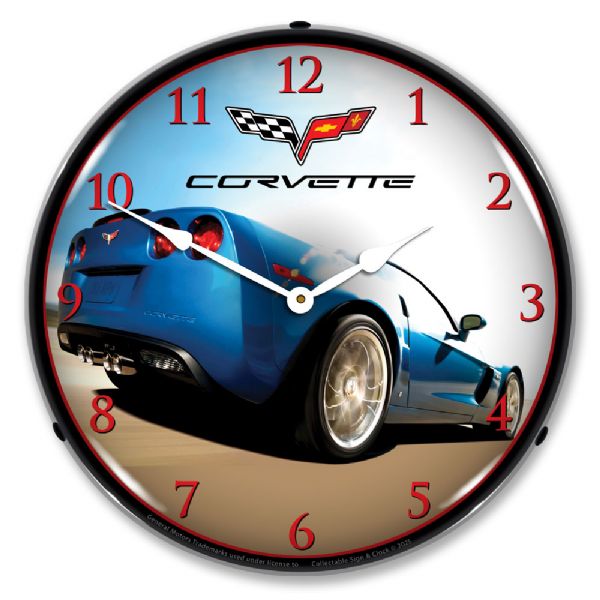 C6 Corvette Z06 Clock-694685357742'