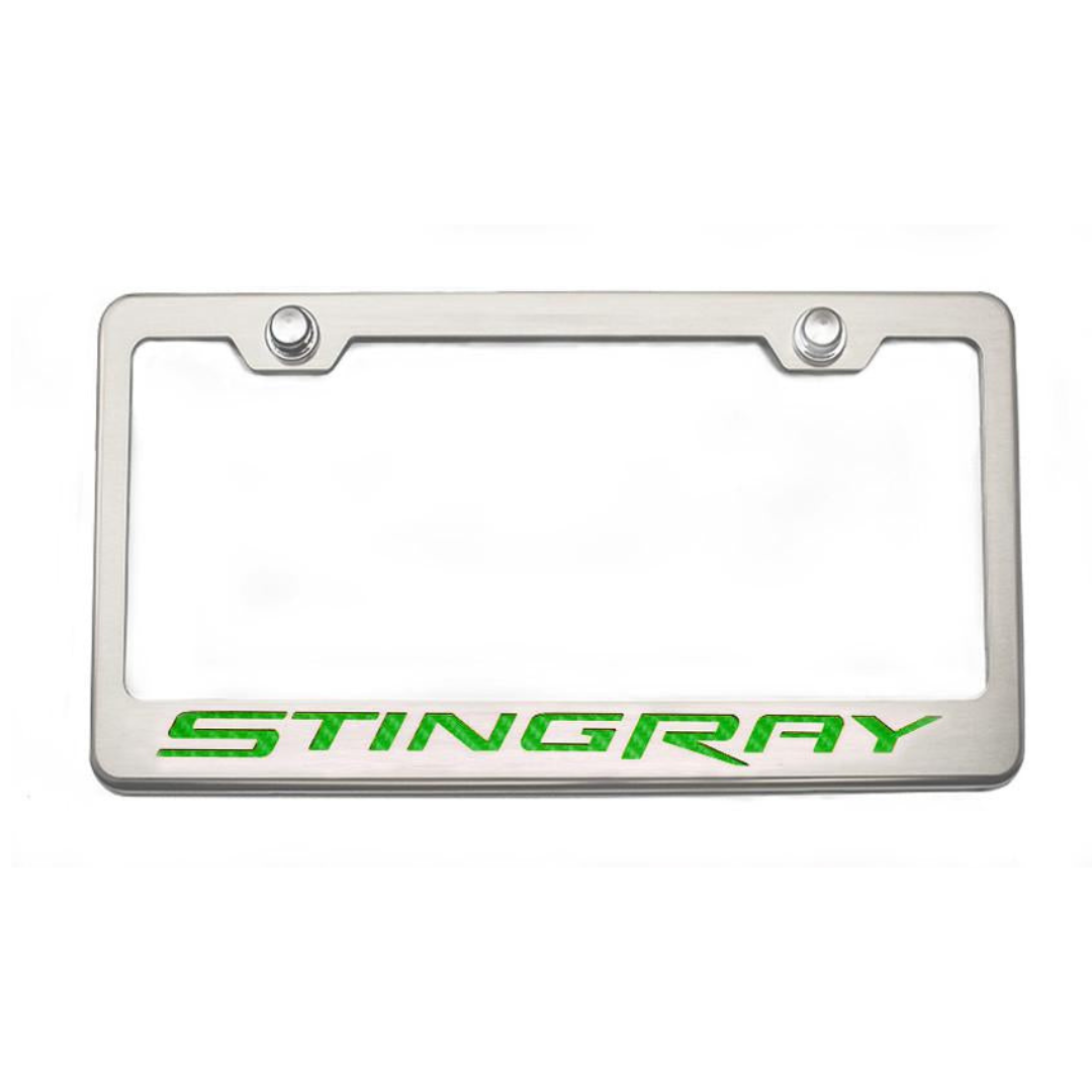 C7 Corvette Stingray License Plate Frame | Stingray Lettering