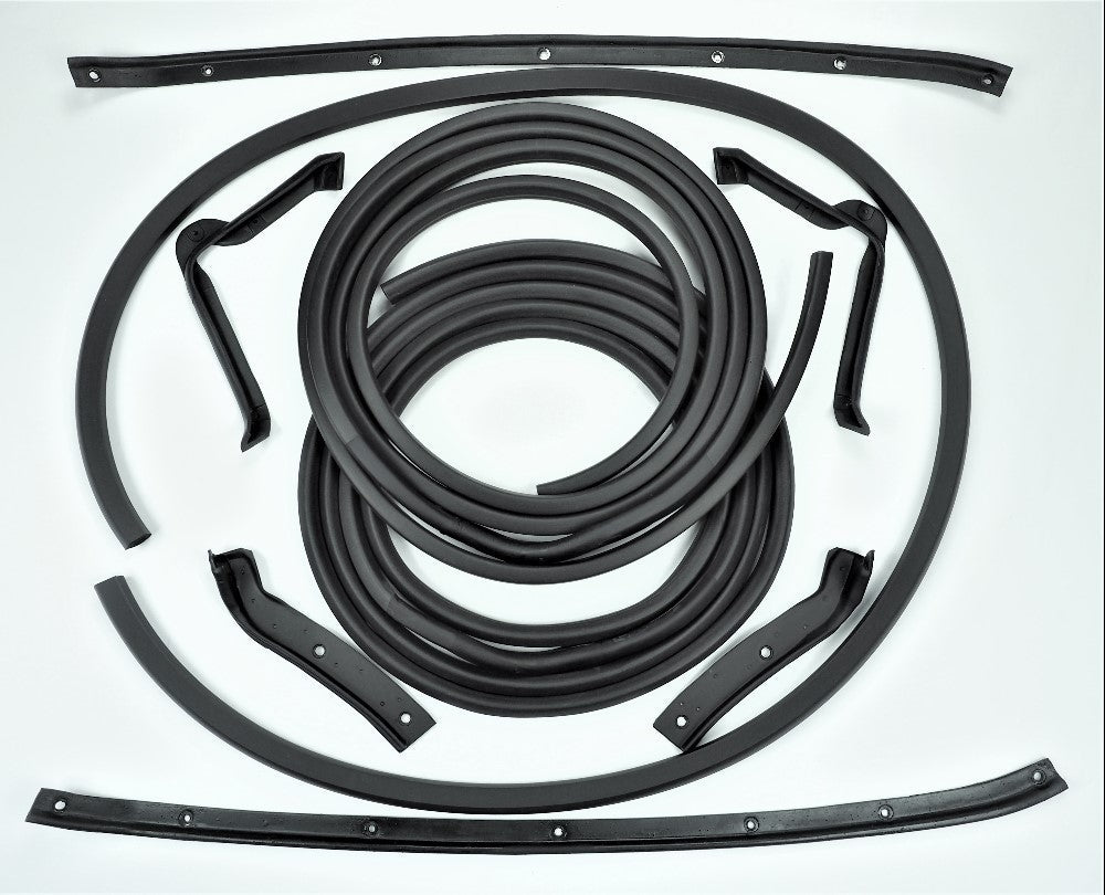 Chevrolet C2 Corvette 1964–1967 Coupe Door & Body Weatherstrip Kit – 9 Piece