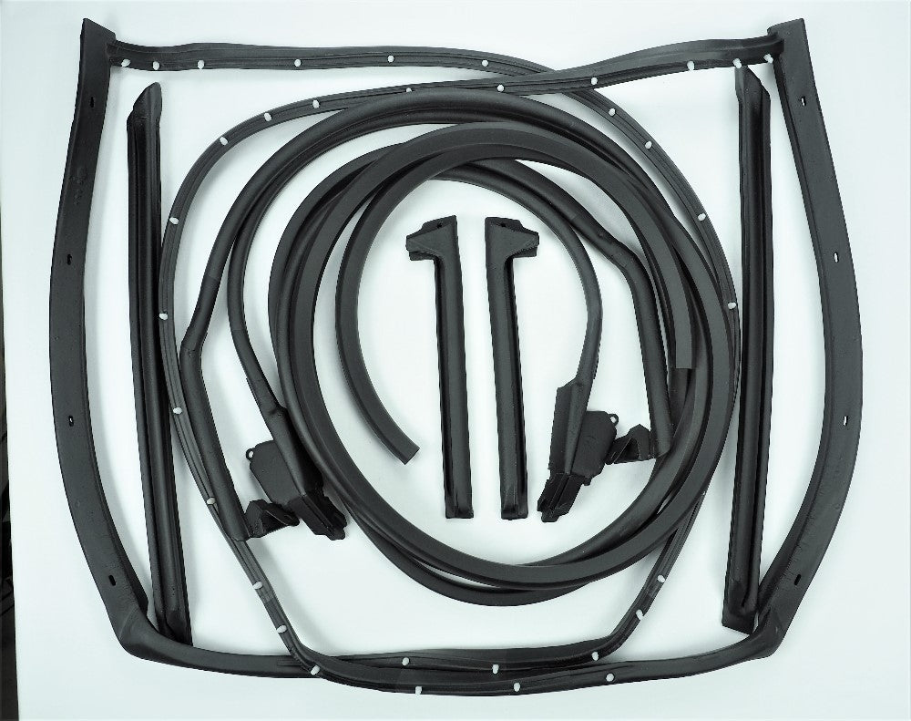 Chevrolet C3 Corvette 1973–1977 T-Top & Door Weatherstrip Kit – 9 Piece