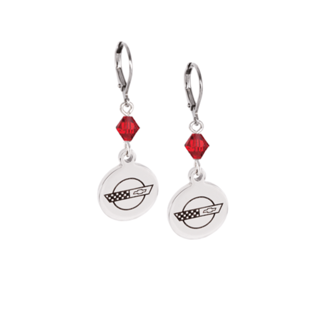 c4-corvette-sterling-silver-emblem-pendant-crystal-earrings-bundle