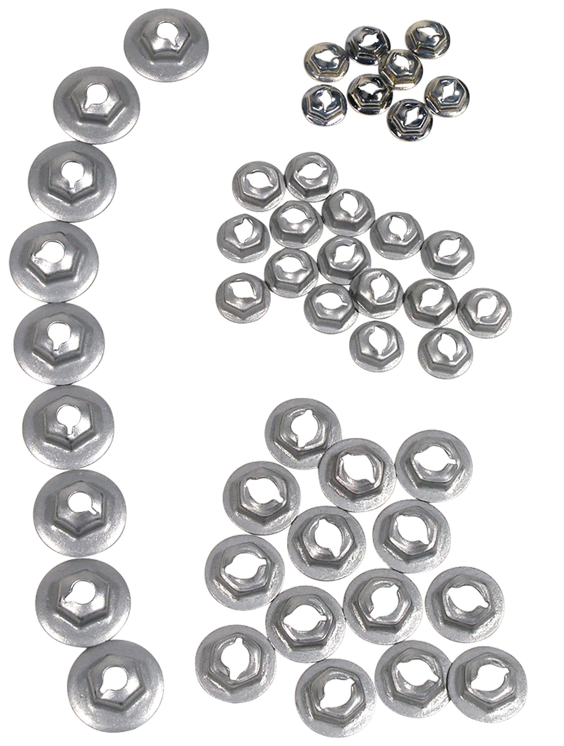 1966-1966 Corvette Emblem Speednut Kit 47 Piece - CA-K1014-Corvette-Store-Online