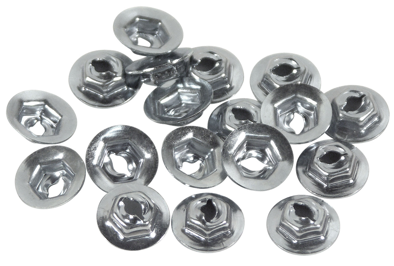 1958-1961 Corvette Side Spear Speednut Set. 18 Piece - CA-K1020-Corvette-Store-Online