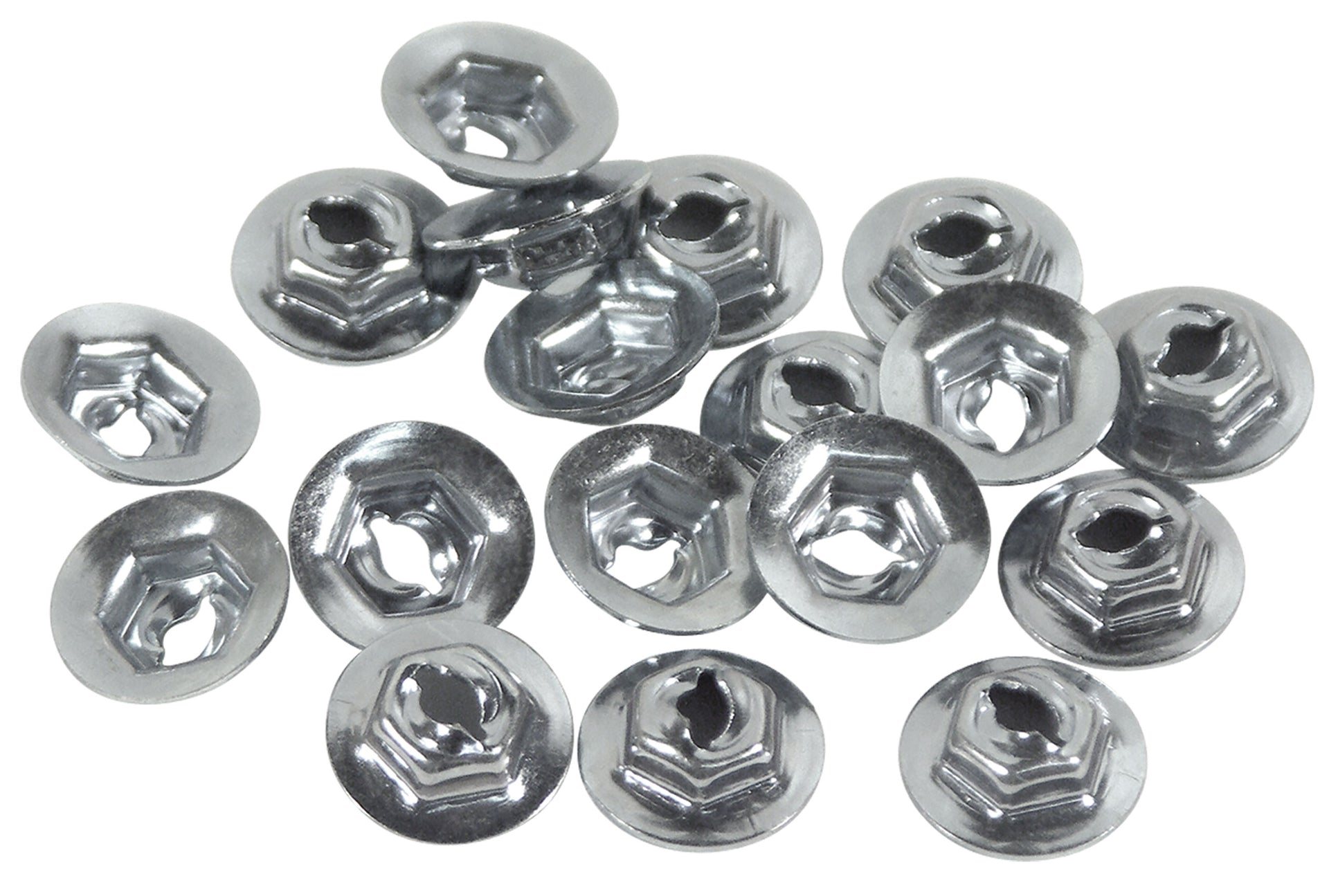 1958-1961 Corvette Side Spear Speednut Set. 18 Piece - CA-K1020-Corvette-Store-Online
