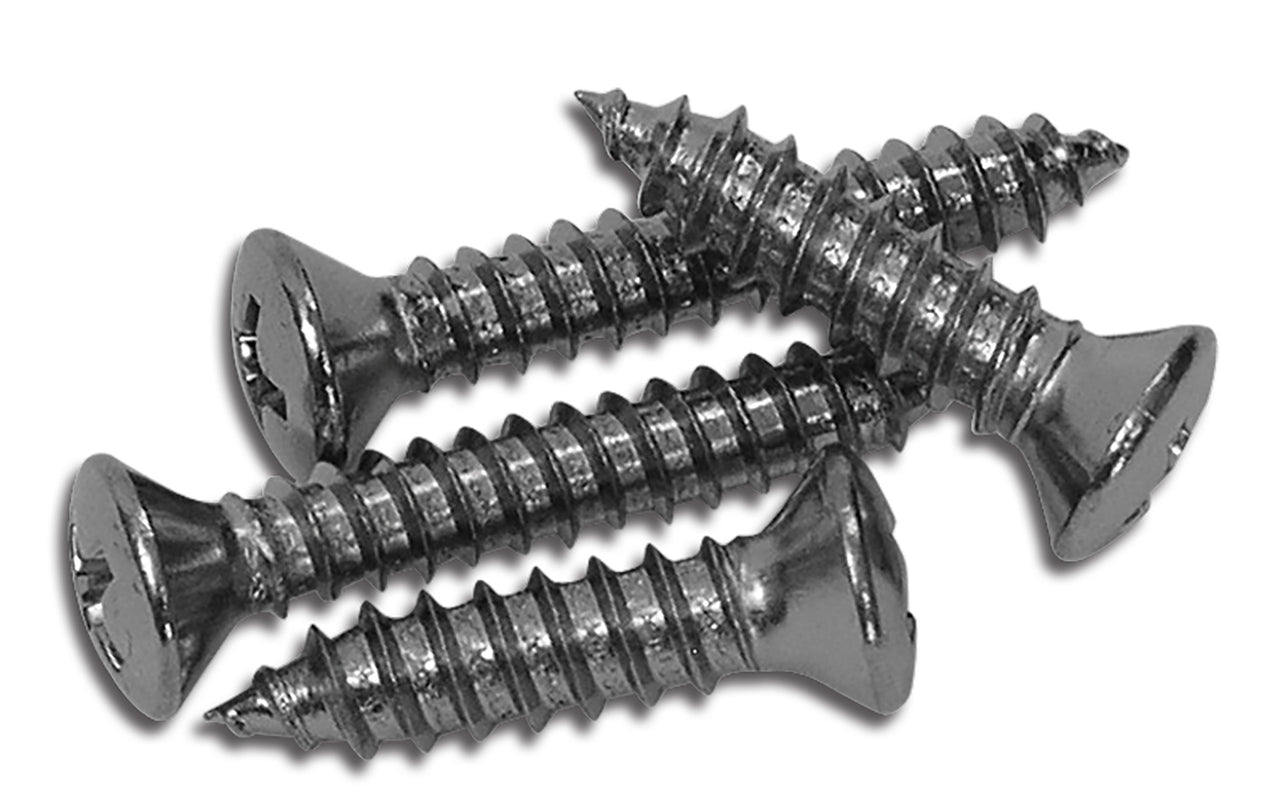 1958-1962 Corvette Grab Bar End Cap Screws. 4 Piece Set - CA-K1059-Corvette-Store-Online