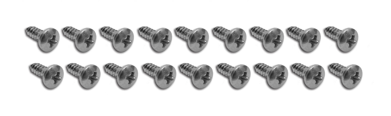 1964-1967 Corvette Coupe Rear Window Trim Screw Set. 18 Piece - CA-K1079-Corvette-Store-Online