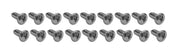 1964-1967 Corvette Coupe Rear Window Trim Screw Set. 18 Piece - CA-K1079-Corvette-Store-Online