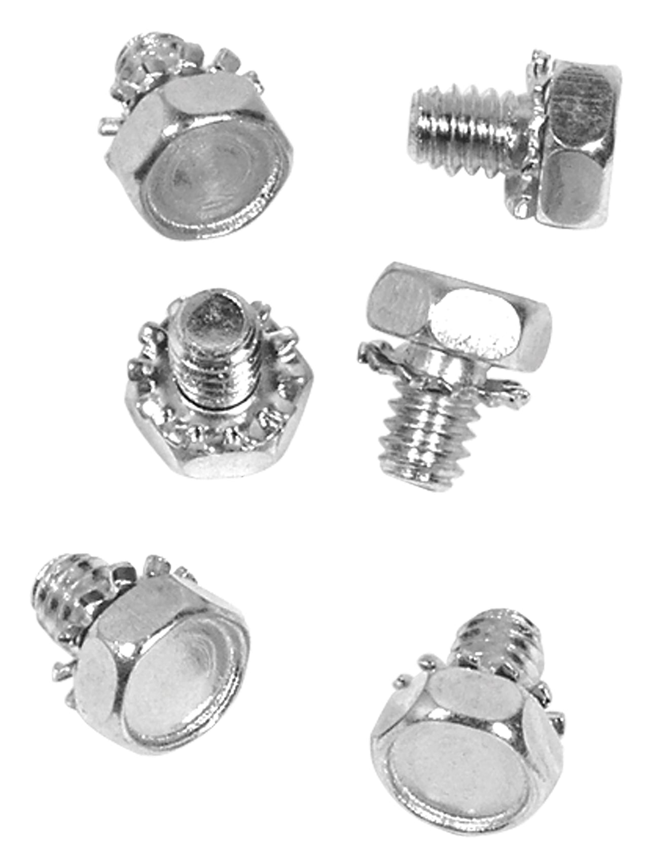 1963-1982 Corvette Water Pump Backplate Bolts. 6 Piece Hex - CA-K1409-Corvette-Store-Online