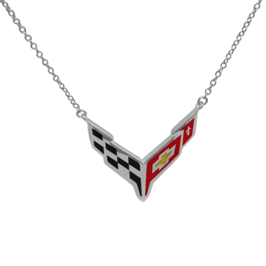 c8-corvette-emblem-necklace-sterling-silver-or-14k-gold
