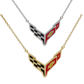 c8-corvette-emblem-necklace-sterling-silver-or-14k-gold