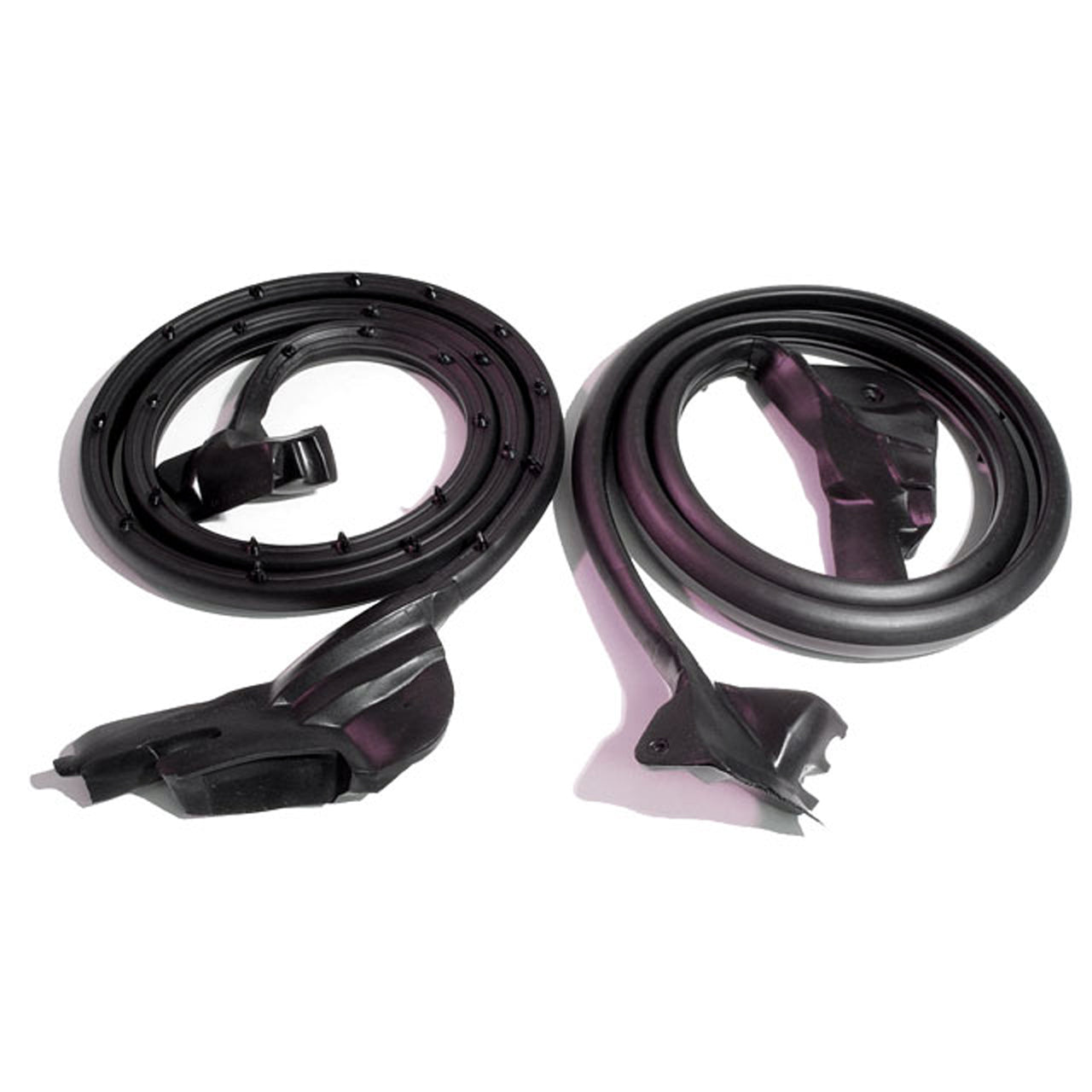 C4 1990-1996 Corvette Molded Door Seals With Molded Ends And Clips