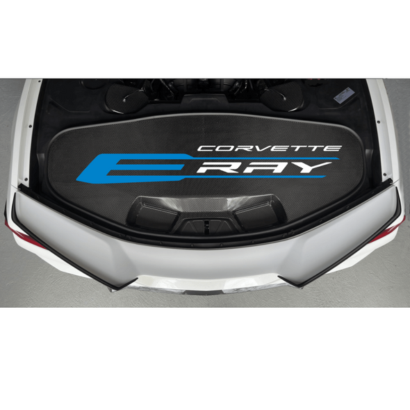 Corvette C8 Carbon Fiber Trunk Cover - Logo