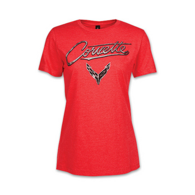 ladies-c8-corvette-foil-t-shirt