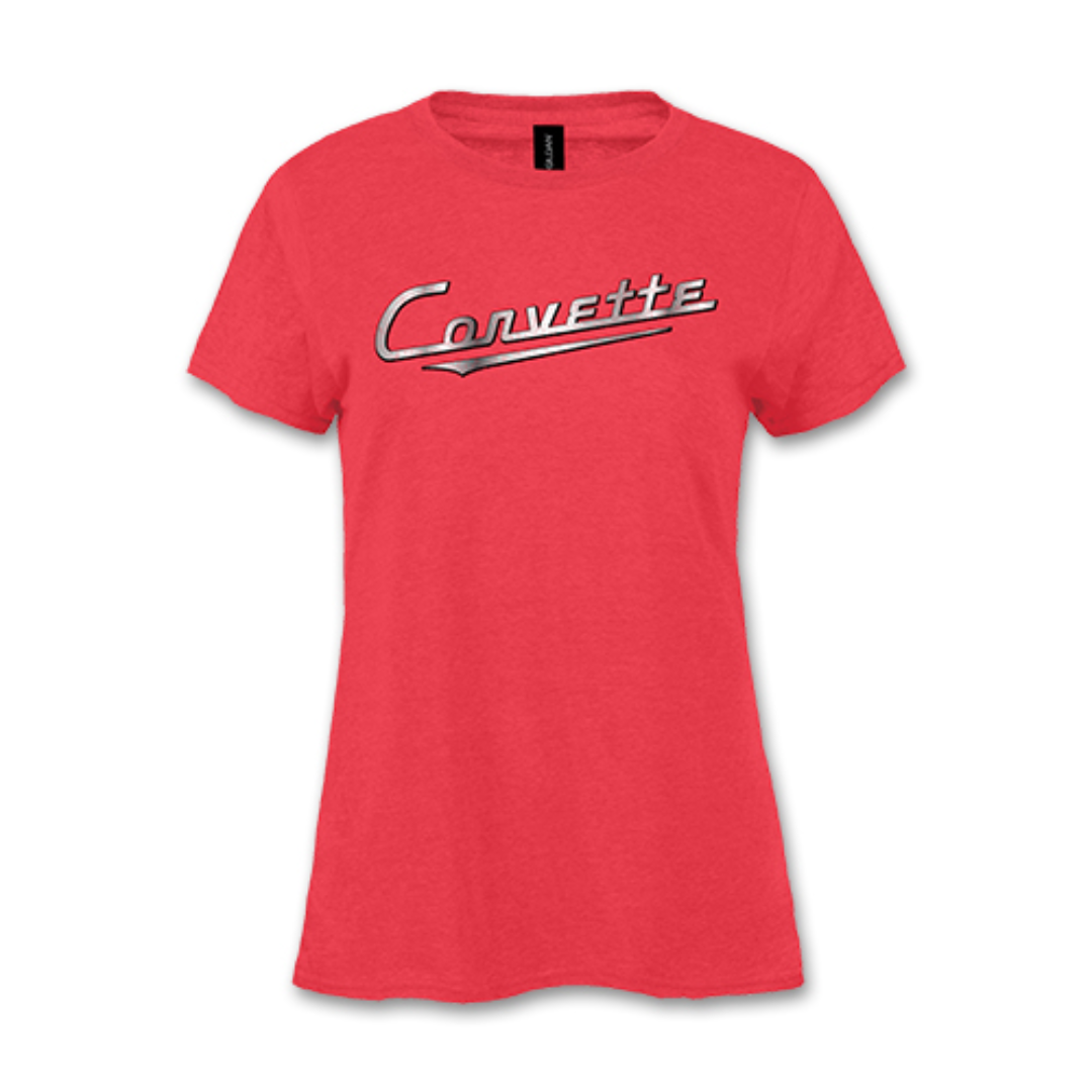 Ladies C8 Corvette Foil T-Shirt