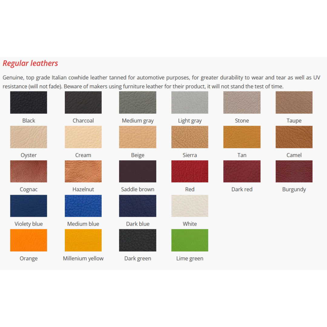 Leather Reupolstery Sample