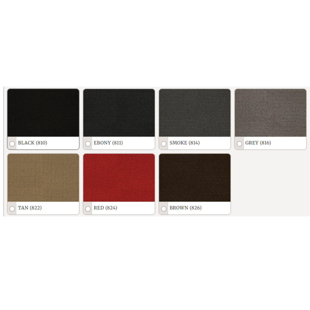 Lloyd Classic Loop C8 Corvette Floor Mats - 2 Piece Front Mat - No Logo