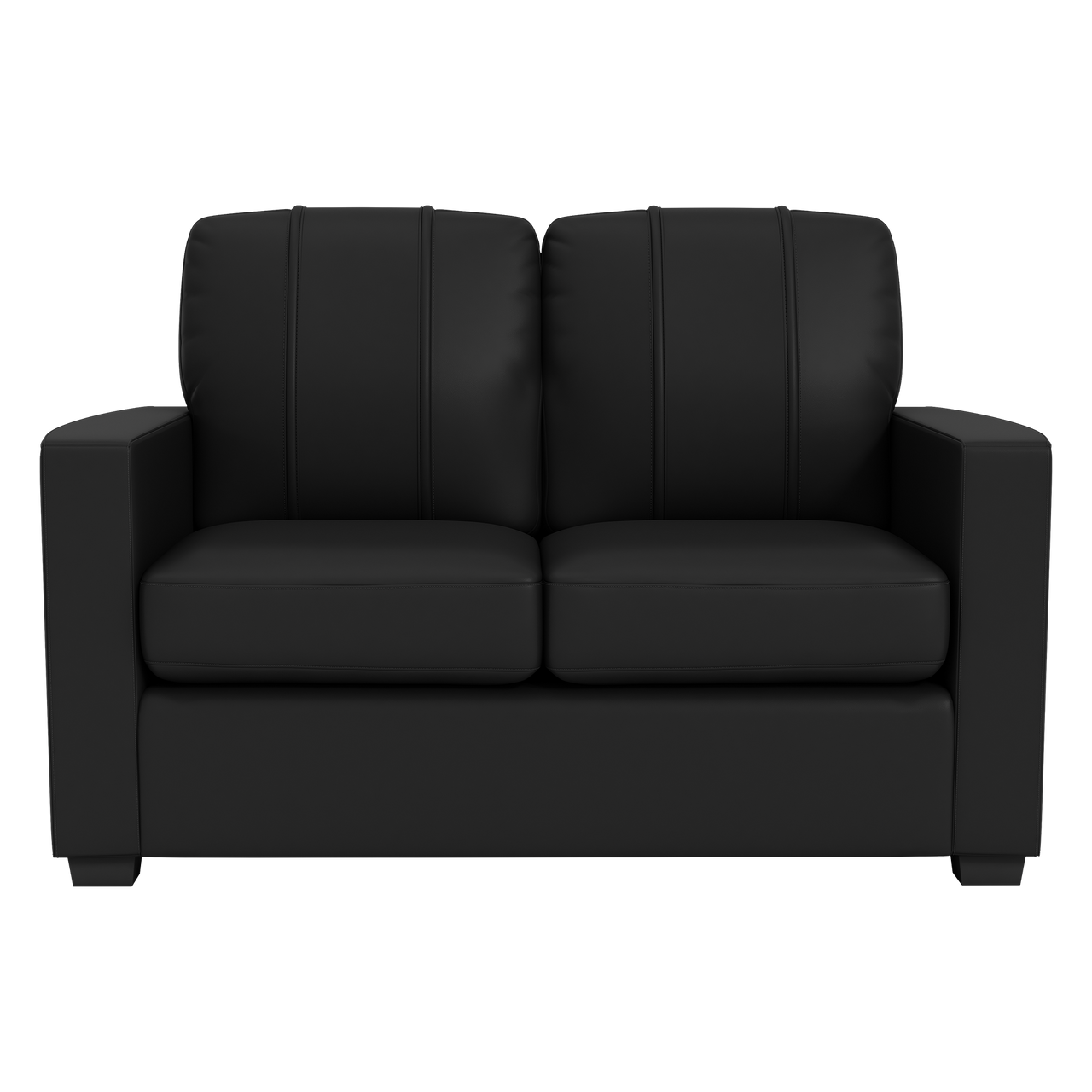Silver Loveseat with C8 Corvette Coupe Logo