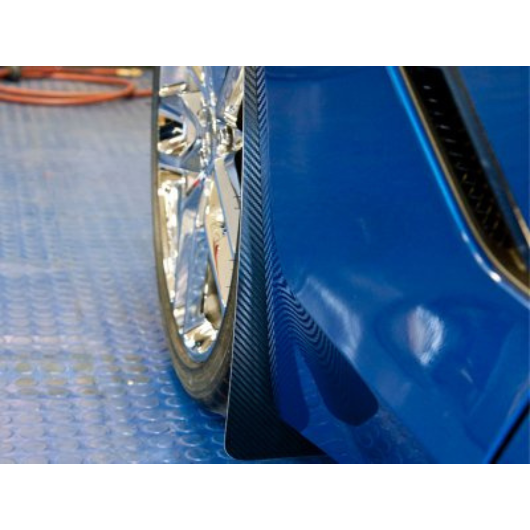C7 Corvette Z06 4Pc Carbon Fiber Wrapped Mud Guards