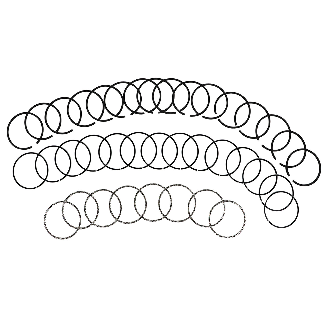 1962-1965 Universal SEALED POWER PISTON RING SET CAST S - CA-MA6077-Corvette-Store-Online