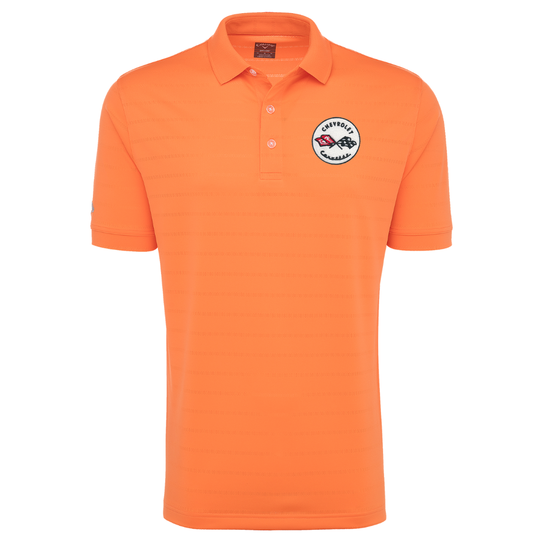C1 Men's Corvette Stretch Half Zip Pullover & Callaway Opti-Vent Golf Polo Shirt Bundle - Orange
