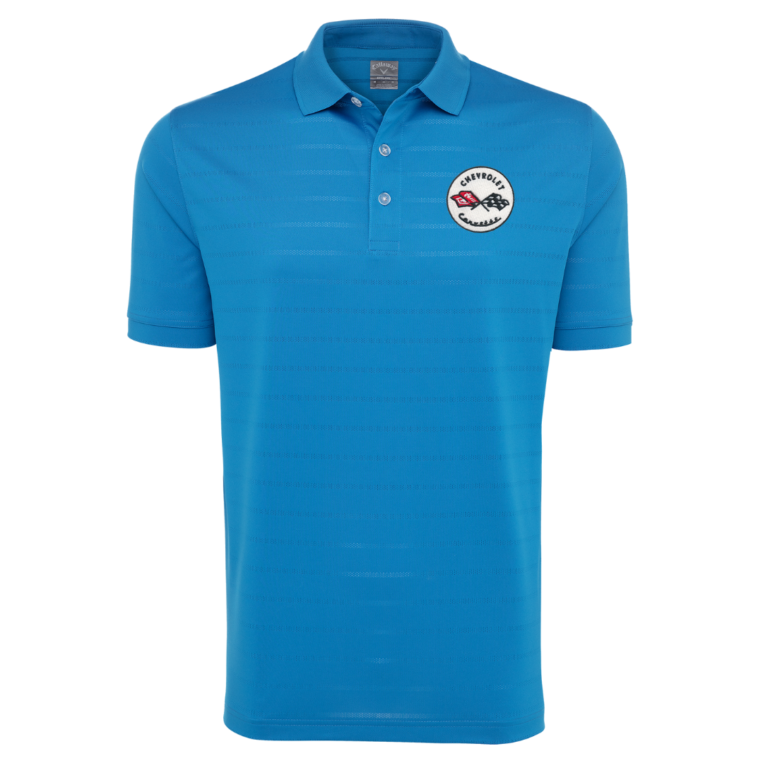 C1 Men's Corvette Stretch Half Zip Pullover & Callaway Opti-Vent Golf Polo Shirt Bundle - Blue