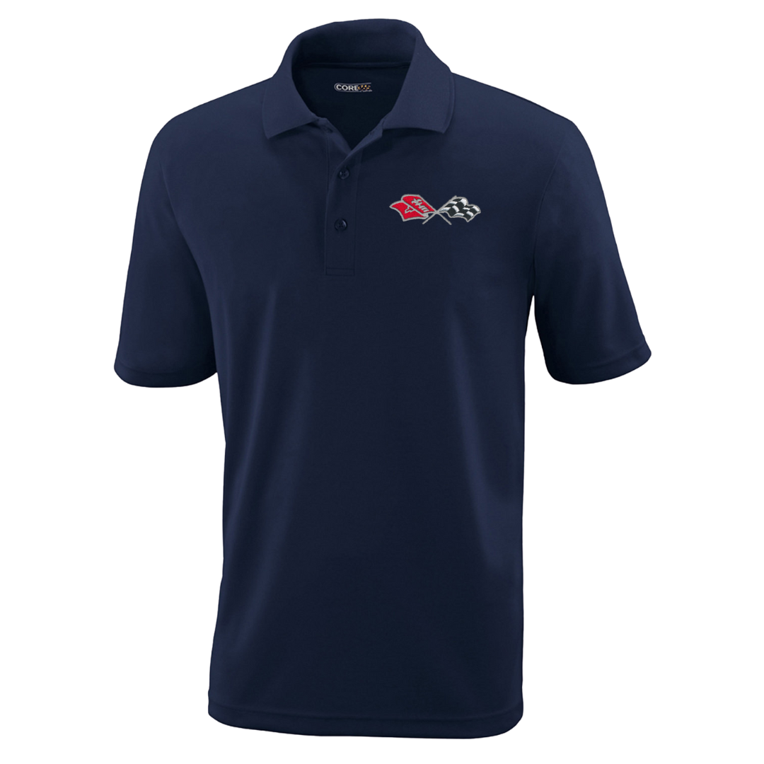 Men s C3 Corvette Core365 Polo Shirt Corvette Store Online