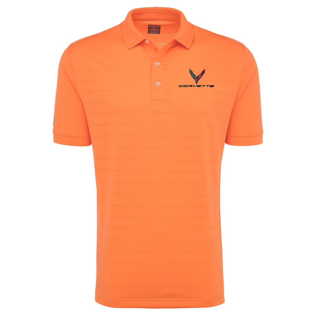 C4 Men's Corvette Stretch Half Zip Pullover & Callaway Opti-Vent Golf Polo Shirt Bundle - Black