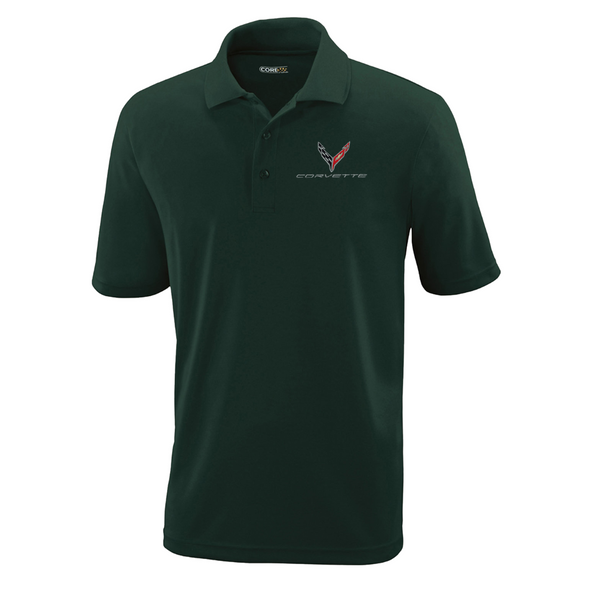 Men's C8 Corvette Next Generation Core365 Polo