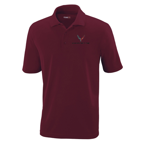 Men's C8 Corvette Next Generation Core365 Polo