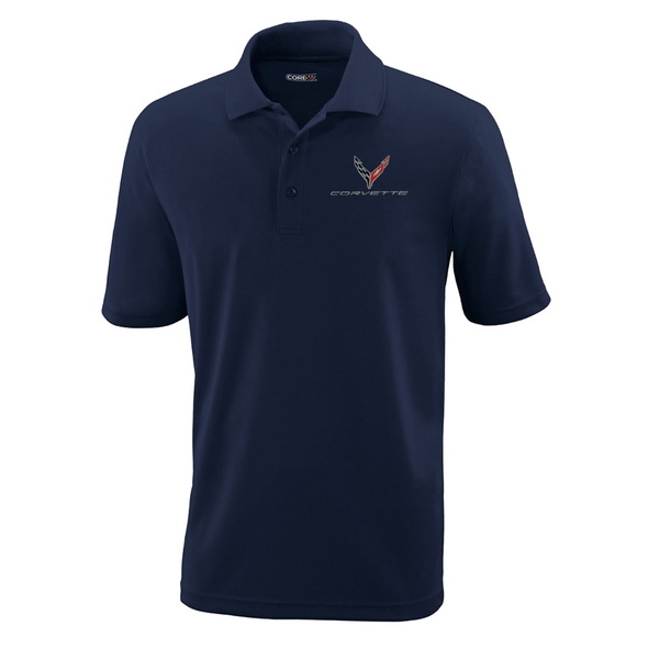 Men's C8 Corvette Next Generation Core365 Polo