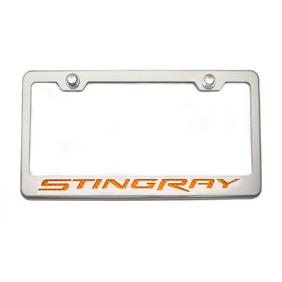 C7 Corvette Stingray License Plate Frame | Stingray Lettering