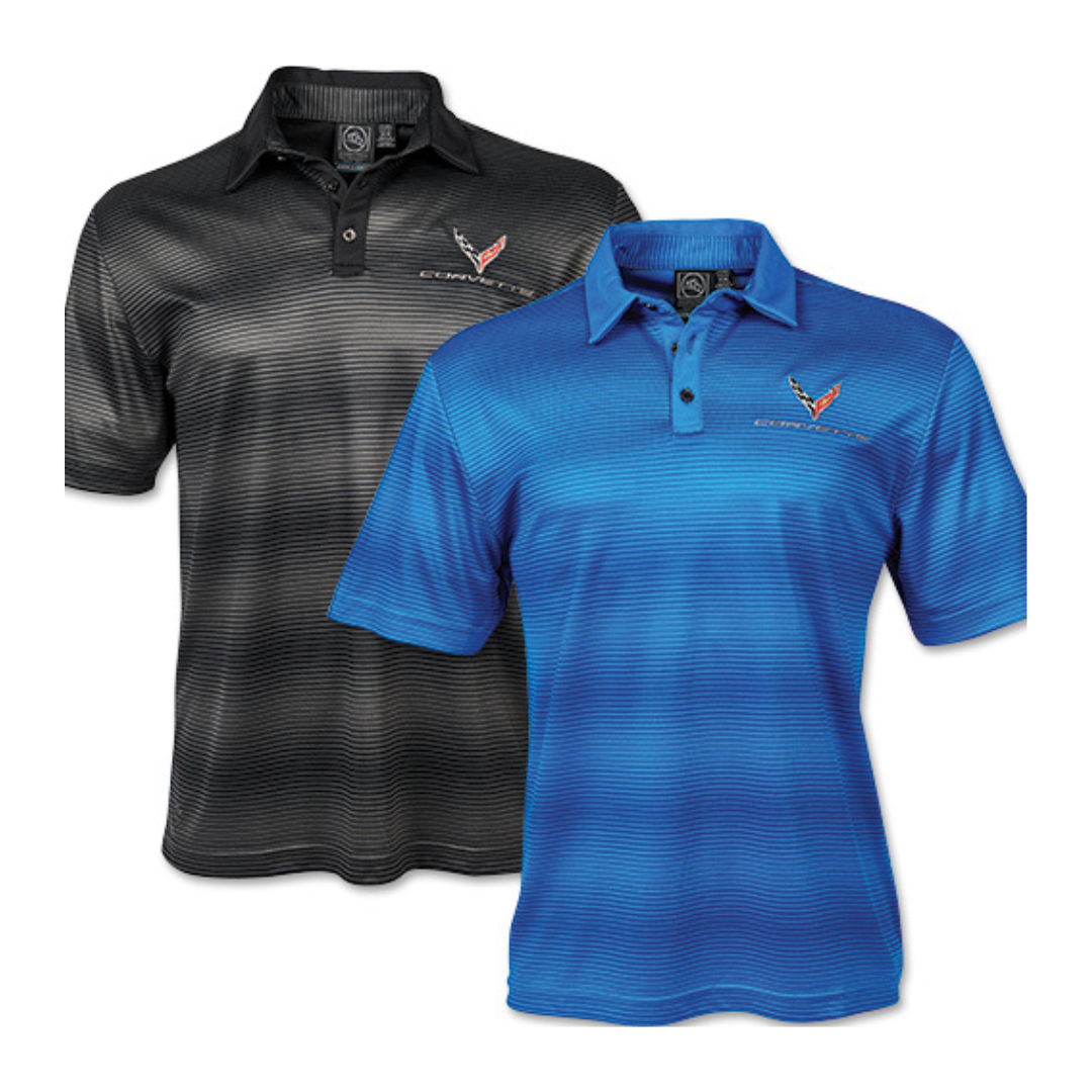 C8 Corvette Mens Vibe Performance Polo