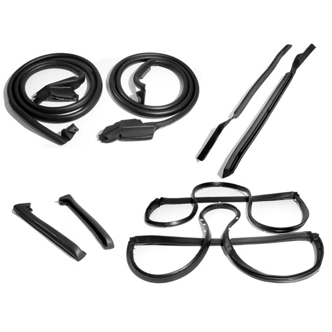 C3 1969-1972 Corvette Basic Weatherstripping Kit For T-Top Coupe