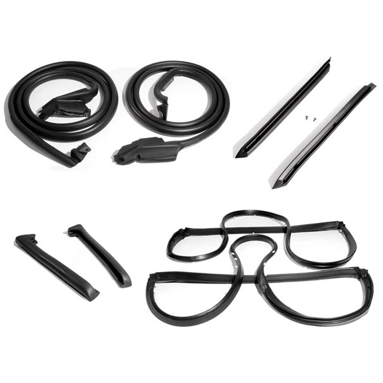 C3 1973-1977 Corvette Basic Weatherstripping Kit For T-Top Coupe