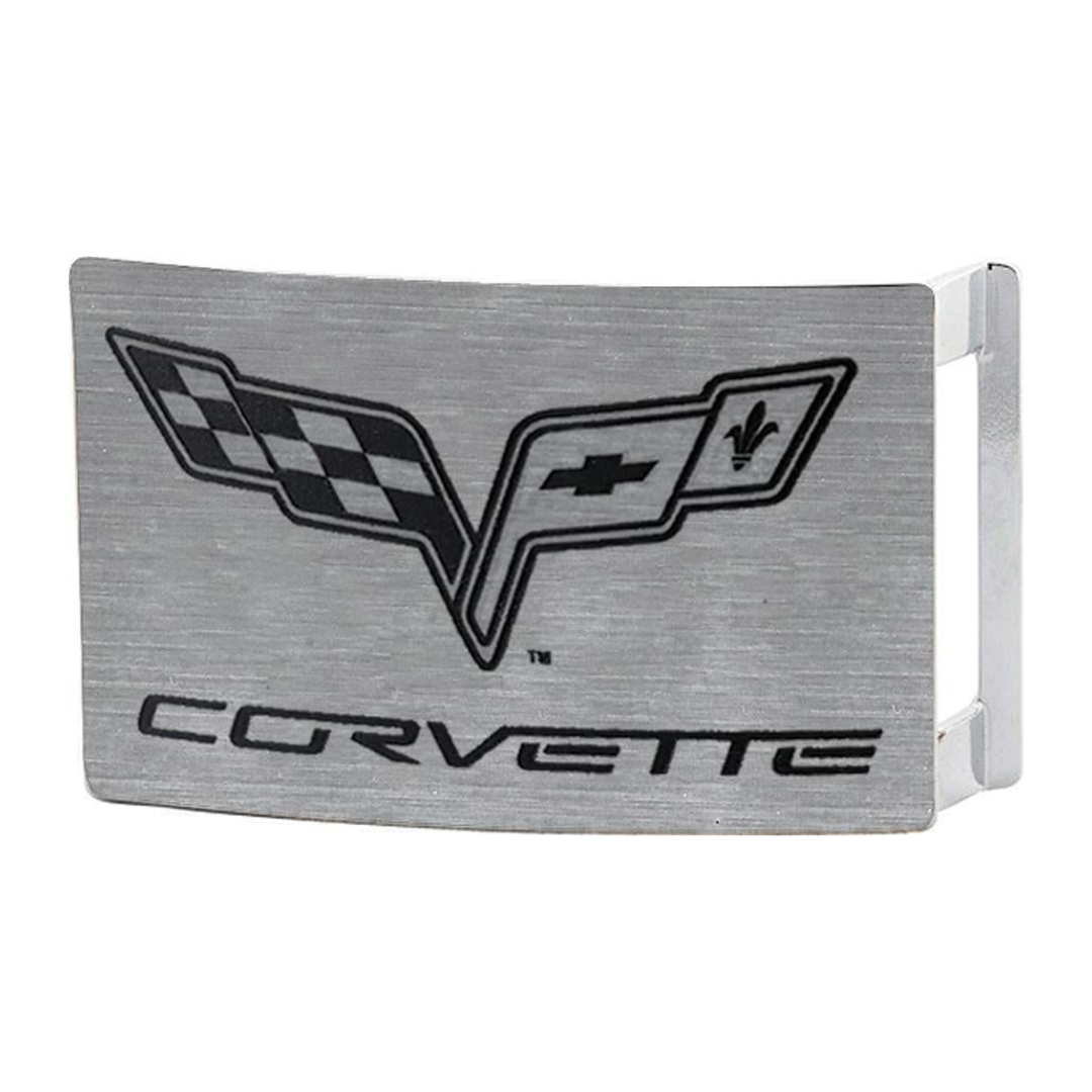 C6 Rock Star Buckle - Brushed Silver/Black