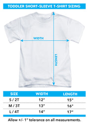 Toddler t-shirt size chart