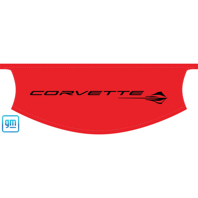 The Original C8 Corvette Convertible Trunk Cover - Black Corvette Script Stingray Logo