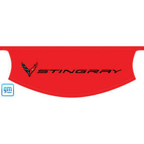 The Original C8 Corvette Convertible Trunk Cover - Black Stingray Logo