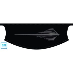 The Original C8 Corvette Convertible Trunk Cover - Carbon Flash Stingray Fish Logo