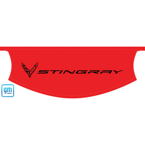 The Original C8 Corvette Convertible Trunk Cover - Mono Black Stingray Logo