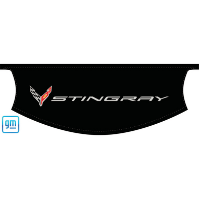 The Original C8 Corvette Convertible Trunk Cover - White Stingray Logo