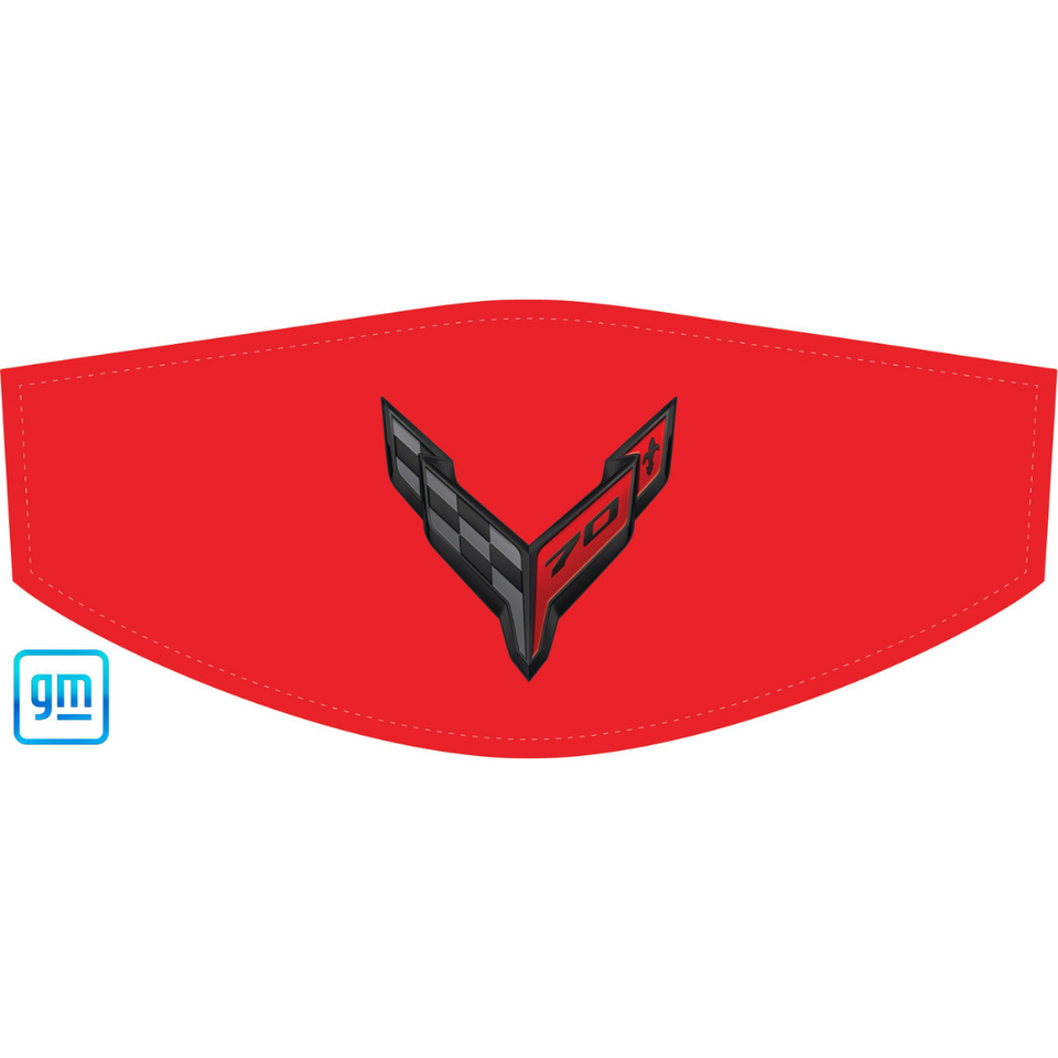 C8 Corvette 2023 Trunk Cover – 70th Crossed Flags | Corvette Store Online