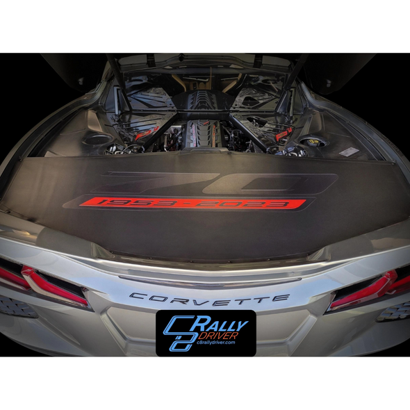 The Original C8 Corvette Trunk Cover - 70th Anniversary Emblem