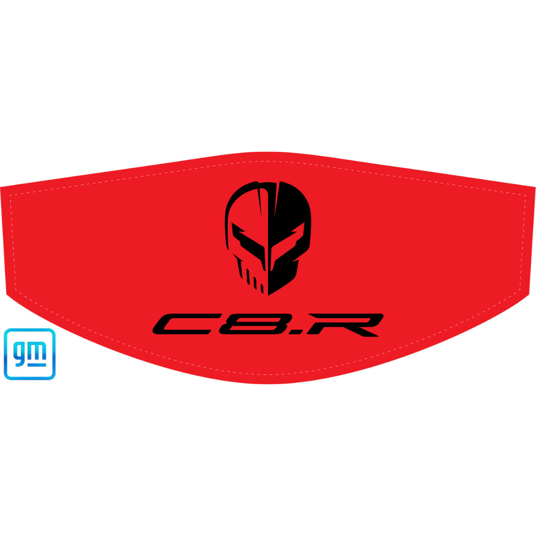 The Original C8 Corvette Trunk Cover - Black Jake C8.R Logo