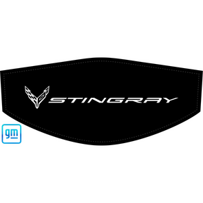 The Original C8 Corvette Trunk Cover - Mono White Stingray Logo