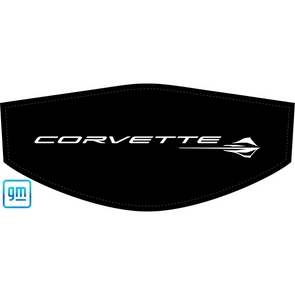 The Original C8 Corvette Trunk Cover - White Corvette Script Stingray Logo